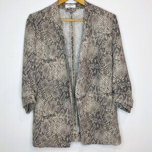 Babaton - Aritiza - Macauley Blazer, Snakeskin Pattern, Tan/Black - Size 10